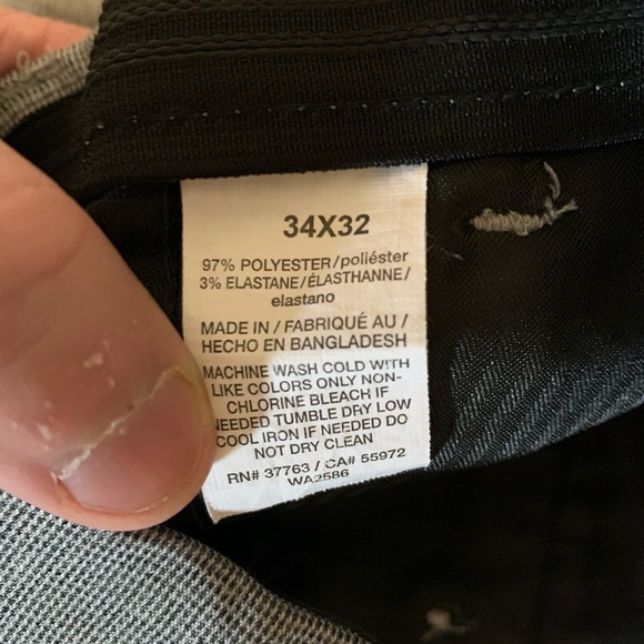 Perry Ellis Dress Slim Fit Pants US34 - Picture 3 of 3